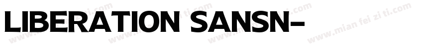 Liberation Sansn字体转换